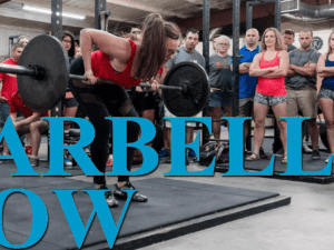 The bent over row from the floor or barbell row